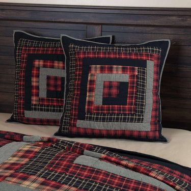 Cumberland Quilted Euro Sham 26x26 VHC Brands - The Fox Decor